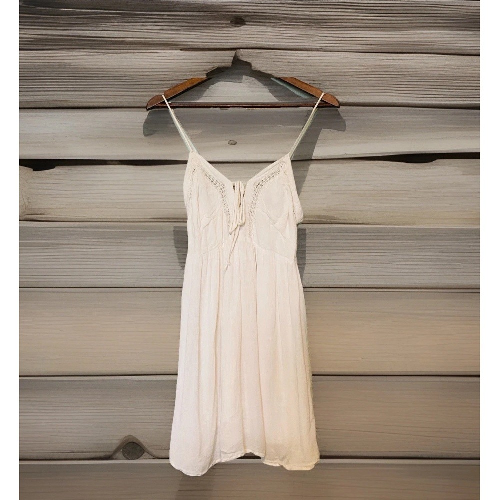 Romeo and Juliet couture baby doll dress spaghetti strap white women's sz small